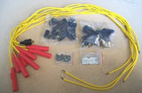 ACCEL 7540Y Spark Plug Wires Yellow 5MM Straight Boots 150 Ohms FERRO-SPIRAL