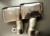 OEM 2006-2010 Volkswagen Passat Left Side Dual Chrome Muffler Tips 3C0 071 912