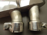 OEM 2006-2010 Volkswagen Passat Left Side Dual Chrome Muffler Tips 3C0 071 912