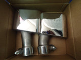 OEM 2006-2010 Volkswagen Passat Left Side Dual Chrome Muffler Tips 3C0 071 912