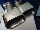 OEM 2006-2010 Volkswagen Passat Left Side Dual Chrome Muffler Tips 3C0 071 912