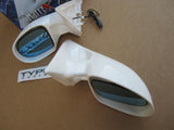 1997-2001 Mitsubishi Mirage M3 Mirrors White LED Side View Manual Mirror Set