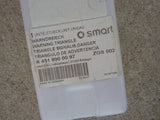 OEM Smart Fortwo Car Collapsible Reflective Emergency Safety Triangle Kit W Case