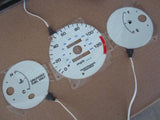 96-00 Honda Civic DX MT Manual Stick Shift White Face Cluster Glow Gauges NO/RPM