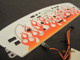 95-99 Dodge Neon Flame Indiglo White Face Glow Gauges W/ RPM Manual & Automatic