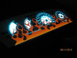 95-99 Dodge Neon Flame Indiglo White Face Glow Gauges W/ RPM Manual & Automatic