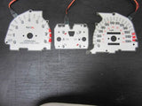 88-91 Honda Civic SI DX LX RT SE Wagon 5 Speed White Face Glow Gauges Gauge Kit