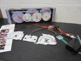 88-91 Honda Civic SI DX LX RT SE Wagon 5 Speed White Face Glow Gauges Gauge Kit
