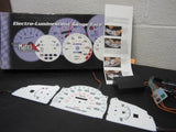 1999 2000 Toyota Tacoma W/O RPM White Face Indiglo Gauges 180 Kilometers KPH