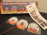 92-95 Honda Civic Manual Stick Shift Flamed white face Glow Gauges Kit