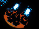 92-95 Honda Civic Manual Stick Shift Flamed white face Glow Gauges Kit