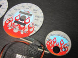 94-01 Acura Integra LS/RS Automatic AT Flame White Face Reverse Glow Gauges