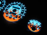 94-01 Acura Integra LS/RS Automatic AT Flame White Face Reverse Glow Gauges