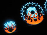 94-01 Acura Integra LS/RS Automatic AT Flame White Face Reverse Glow Gauges