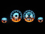94-01 Acura Integra LS/RS Automatic AT Flame White Face Reverse Glow Gauges