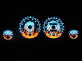 94-01 Acura Integra LS/RS Automatic AT Flame White Face Reverse Glow Gauges