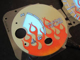 96-00 Honda Civic DX Automatic AT Transmission Flamed White Face Glow Gauges Kit