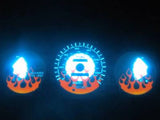 96-00 Honda Civic DX Manual Stick Shift Flamed White Face Glow Gauges Kit
