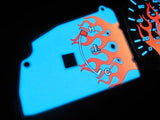 98.5 99 00 Toyota Tacoma W/O Tachometer Flamed Glow Gauges 180 In Kilometers KPH
