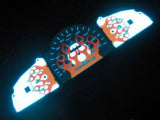 98.5 99 00 Toyota Tacoma W/O Tachometer Flamed Glow Gauges 180 In Kilometers KPH