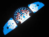 98.5 99 00 Toyota Tacoma W/O Tachometer Flamed Glow Gauges 180 In Kilometers KPH