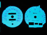 94-97 Dodge Ram 1500 2500 3500 Indiglo White Face Gauges Kit For Cluster