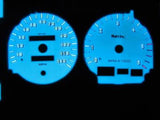 94-97 Dodge Ram 1500 2500 3500 Indiglo White Face Gauges Kit For Cluster