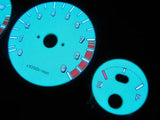 90 91 92 93  Acura Integra GSR White Face Indiglo & Reverse Glow Gauges 9K RPM