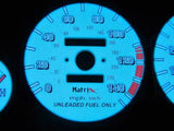 90 91 92 93  Acura Integra GSR White Face Indiglo & Reverse Glow Gauges 9K RPM