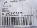 Smart Car Fortwo Screw Lot of 10 A 000 990 83 03 NEW Made In Germany