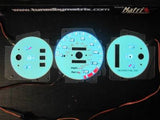 92 93 94 95 Honda Civic DX AT Automatic 140 MPH White Face Indiglo Glow Gauges