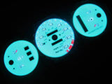92 93 94 95 Honda Civic DX AT Automatic 140 MPH White Face Indiglo Glow Gauges