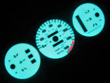 92 93 94 95 Honda Civic DX AT Automatic 140 MPH White Face Indiglo Glow Gauges