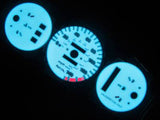 92 93 94 95 Honda Civic DX AT Automatic 140 MPH White Face Indiglo Glow Gauges