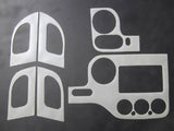 2003-2006 Ford Expedition XLT 2WD Dash Trim Kit Overlay Brushed Aluminum 6 Pc