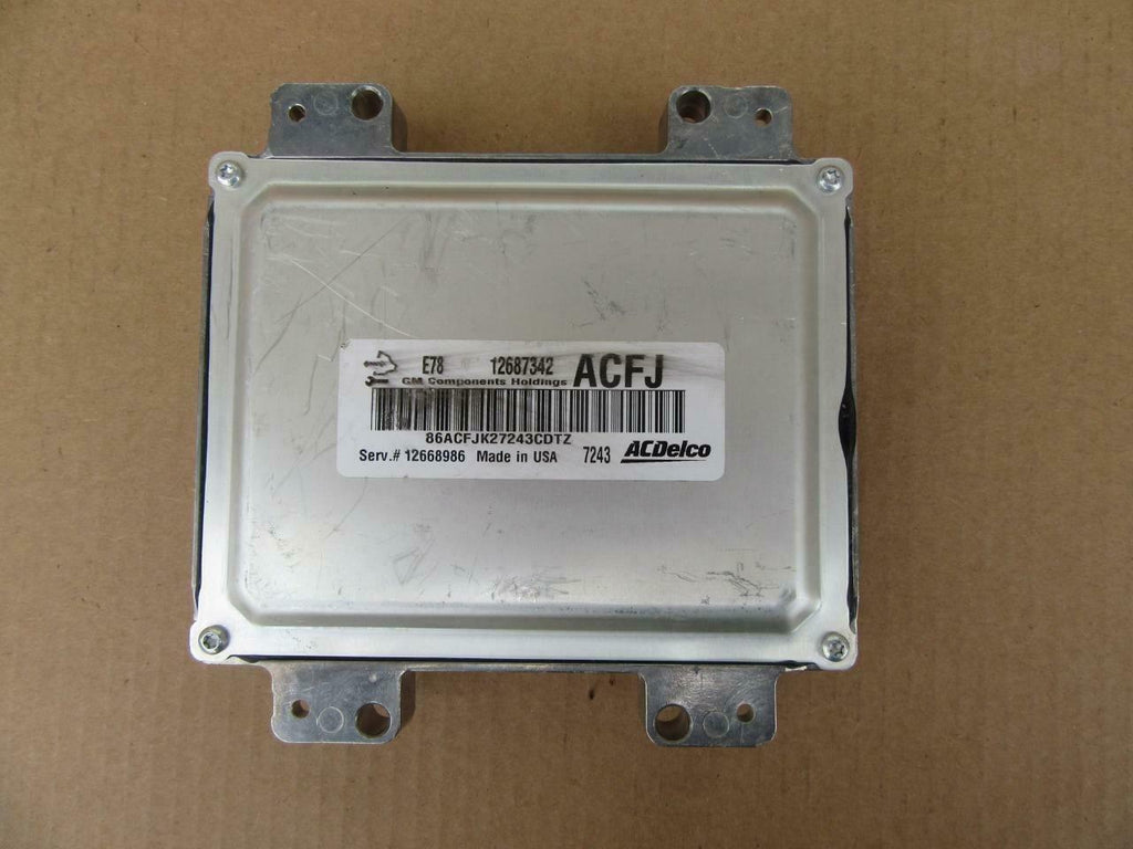 Used OEM 2017 Chevrolet Motor Engine Control Module ECM 12687342