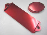 92-00 Honda Civic All Models Billet Battery Strap & Water Cap Cover Anodized Red