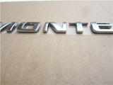OEM GM Chevrolet Monte Carlo LTZ Chrome Rear Nameplate Emblem 15270303