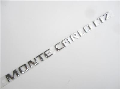 OEM GM Chevrolet Monte Carlo LTZ Chrome Rear Nameplate Emblem 15270303