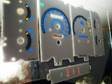 87-89 Ford Mustang GT 5.0 Km Cluster White Face Glow Through Gauges 201065BKM