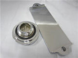 APC 1992-2000 Honda Civic Chrome Oil Cap Battery Strap Cover Combo