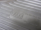 OEM 2006-2011 Audi A6 & Quattro Black All Weather Rubber Rear Floor Mats 2 piece Set