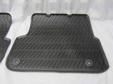 OEM 2006-2011 Audi A6 & Quattro Black All Weather Rubber Rear Floor Mats 2 piece Set