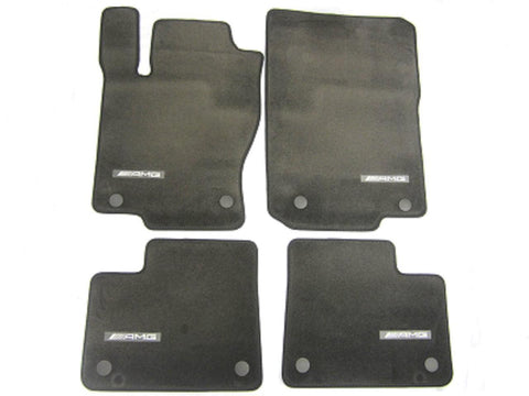 2012-2015 OEM Mercedes Benz ML63 AMG Floor Mats Set Basalt Grey Front & Rear