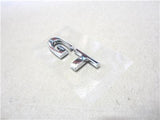 OEM General Motors GT 1-10/16" x 1/2" Chrome Emblem Sign Badge Logo Nameplate