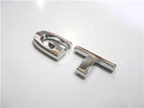 OEM General Motors GT 1-10/16" x 1/2" Chrome Emblem Sign Badge Logo Nameplate