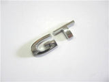 OEM General Motors GT 1-10/16" x 1/2" Chrome Emblem Sign Badge Logo Nameplate