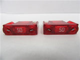 Buy 1 Get 1 Free LITTELFUSE MAXI 50 Amp Red Glow Blade Fuse 32VDC
