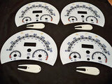 4 Lot OF 98-04 AT VW Beetle Bug White Face Gauge Gauges
