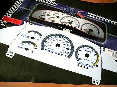 95-98 Chevy Cavalier Z24 RS AT White Face Gauges Kit B